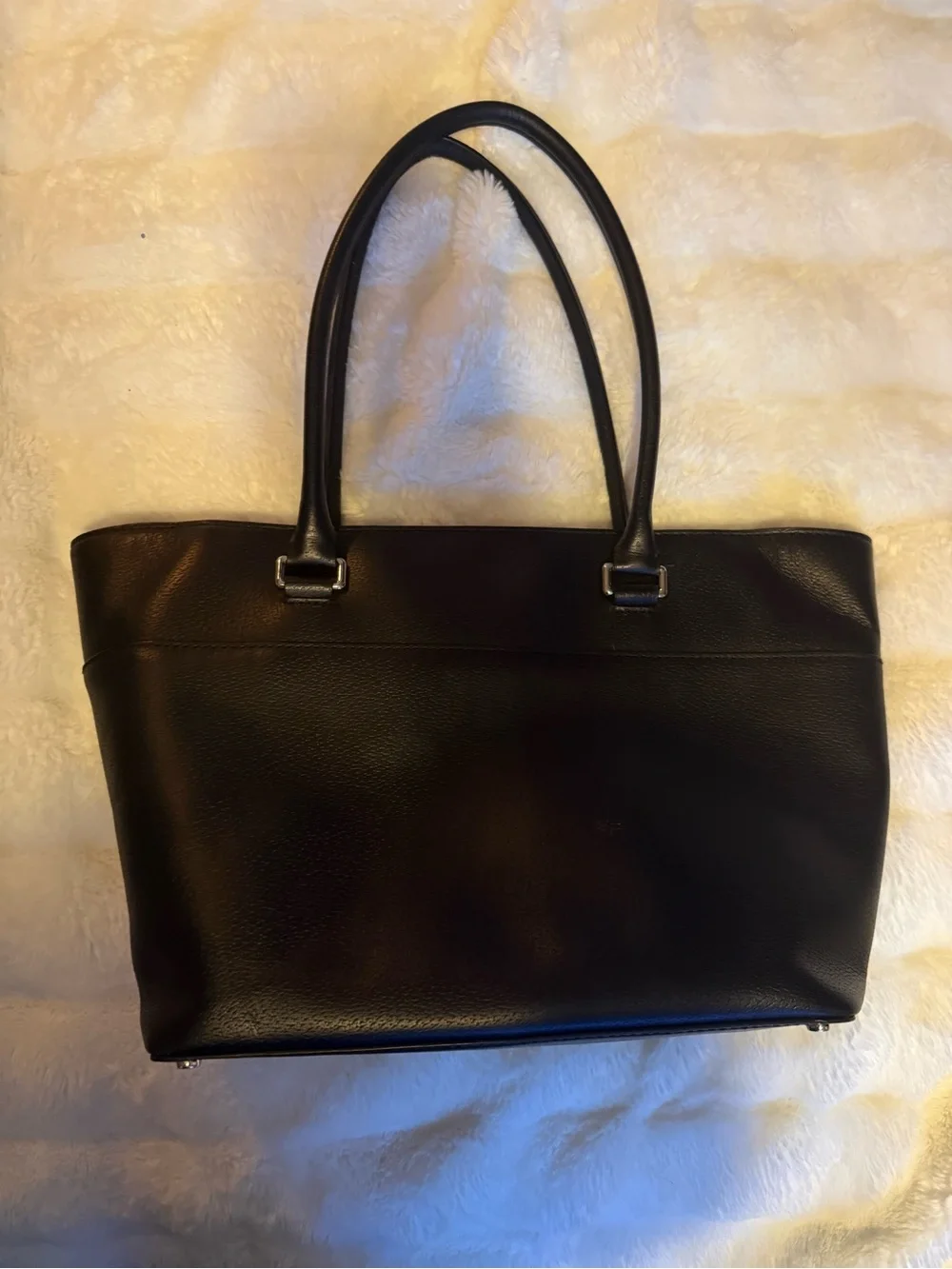 kate spade Black Leather Structured Shoulder Bag - Picture 2 of 4